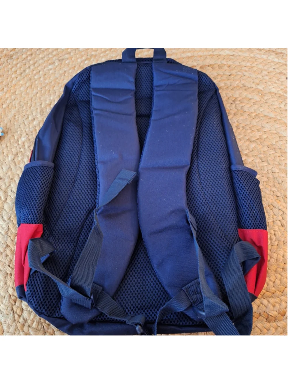 MUMUMA Astronaut Space Kids School Backpack Padded Straps Pockets RED NAVY NWOT
